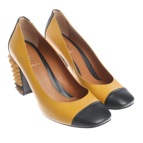 Pumps in Yellow, , Fendi