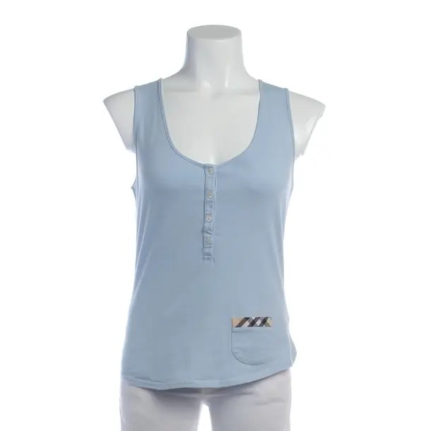 Top in Blau, Baumwolle, Burberry London
