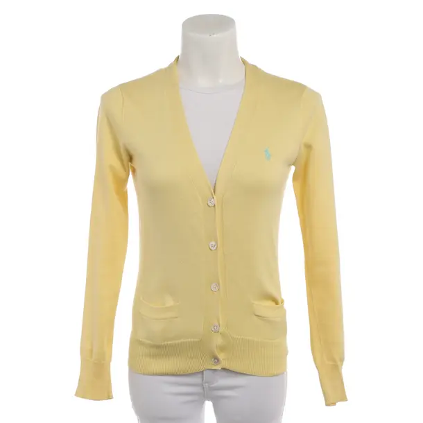 Strickjacke in Gelb, Baumwolle, Lauren Ralph Lauren