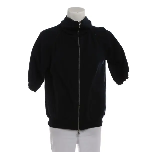 Zip-up Hoodie in Blue, Cotton, Brunello Cucinelli