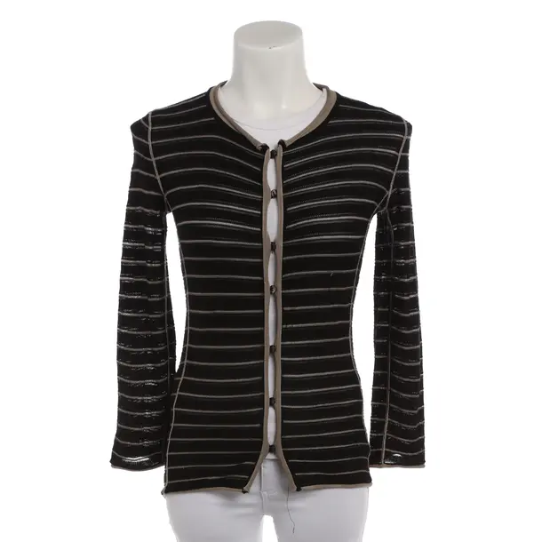 Strickjacke in Schwarz, Viskose, Armani Collezioni