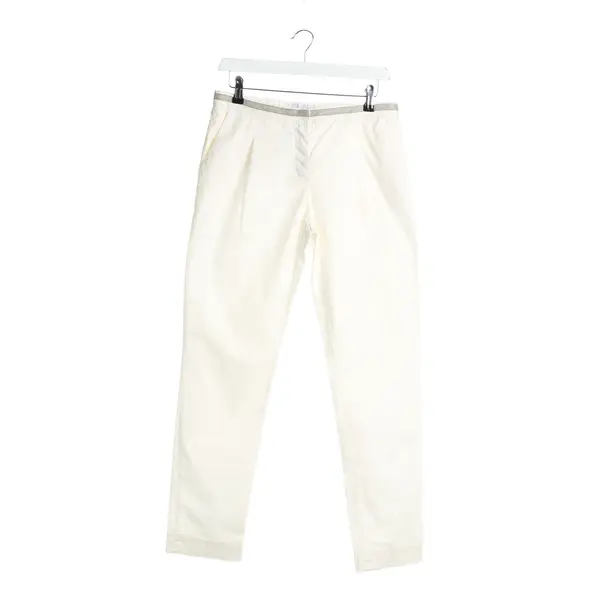 Pants in White, Cotton, Fabiana Filippi