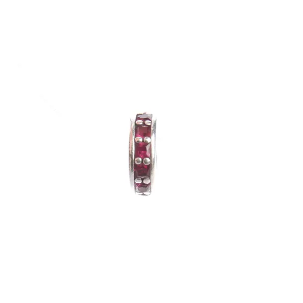 Pendant in Red, 800 Sterling Silver, Pandora