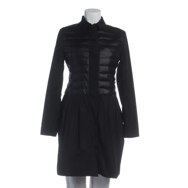 Mid-Season Coat in Black, Polyamide, Twin Set