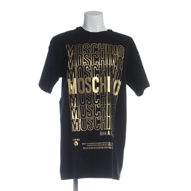 Kleid in Schwarz, Baumwolle, Moschino