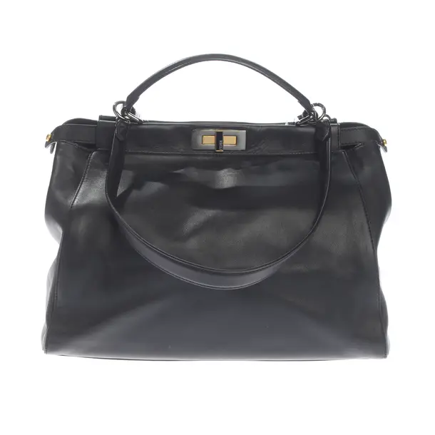 Shoulder Bag in Black, Leather, Fendi