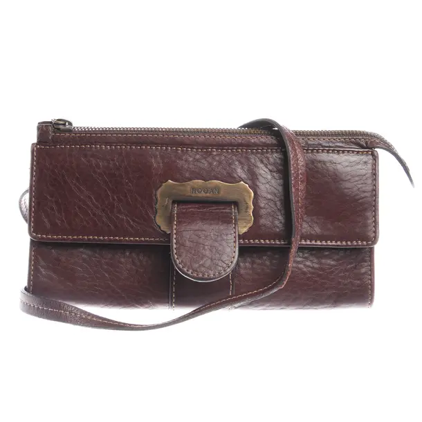 Wallet on Chain in Braun, Leder, Hogan