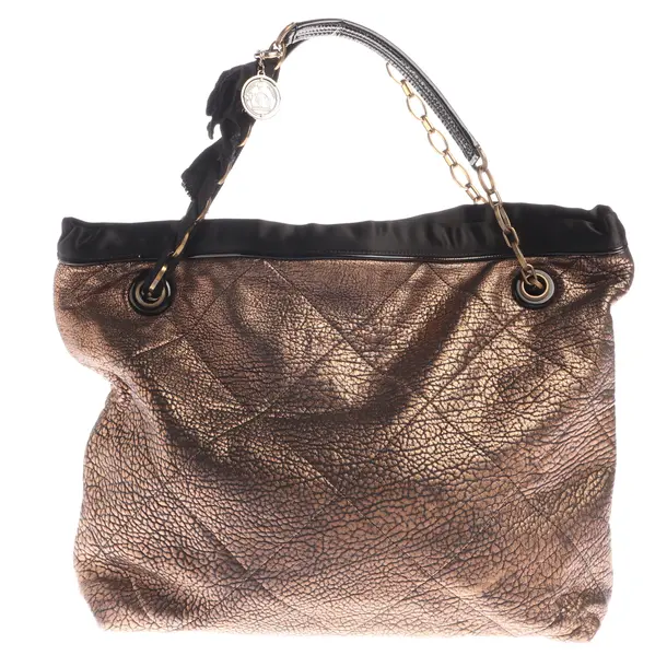 Shopper Bag in Metallic, Leather, Lanvin
