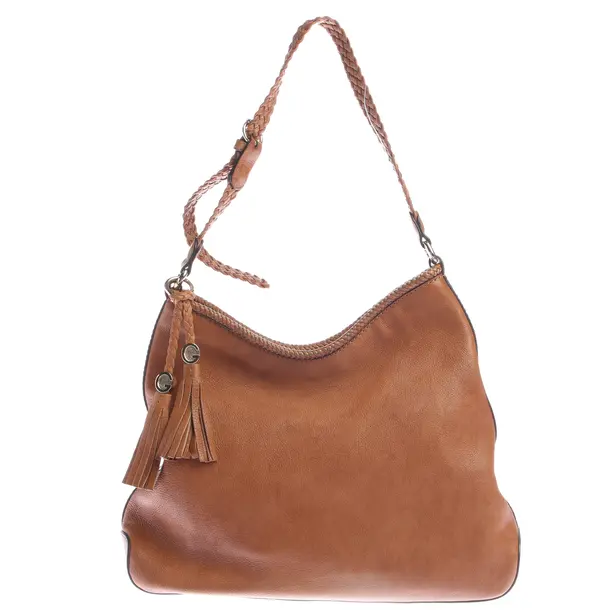Schultertasche in Braun, Leder, Gucci