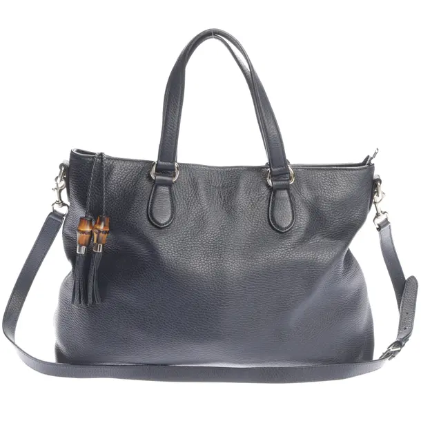 Handbag in Blue, Leather, Gucci