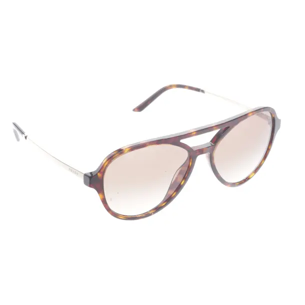 Sonnenbrille in Metallic, Kunststoff / Metall, Prada