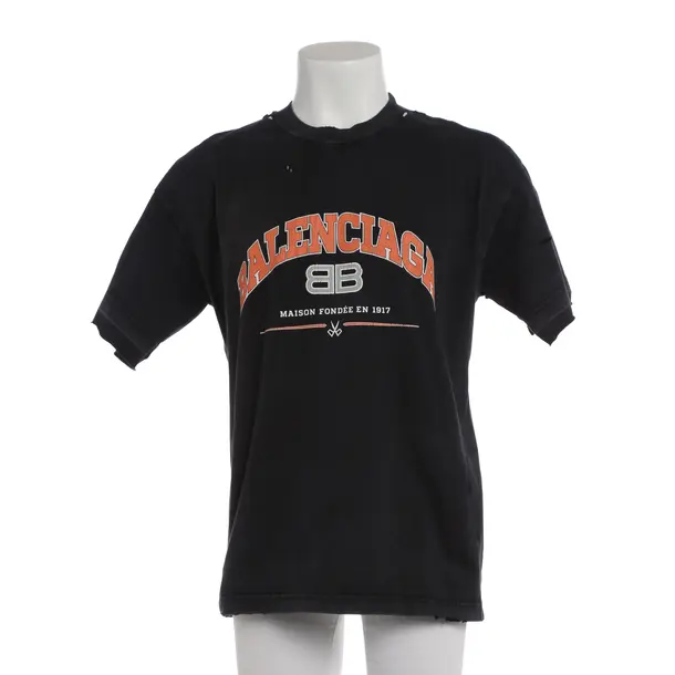 T-Shirt in Grau, Baumwolle, Balenciaga