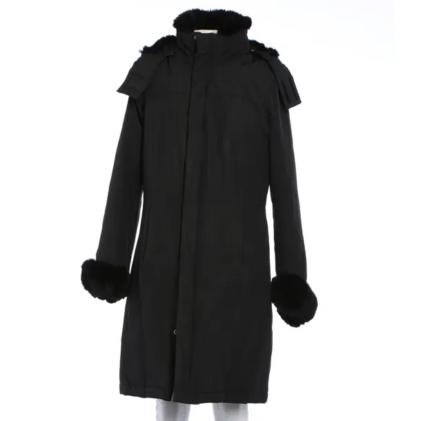 Wintermantel, in Schwarz, Baumwolle, Woolrich