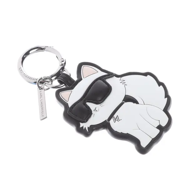 Keyring in Black, Other fibres, Karl Lagerfeld