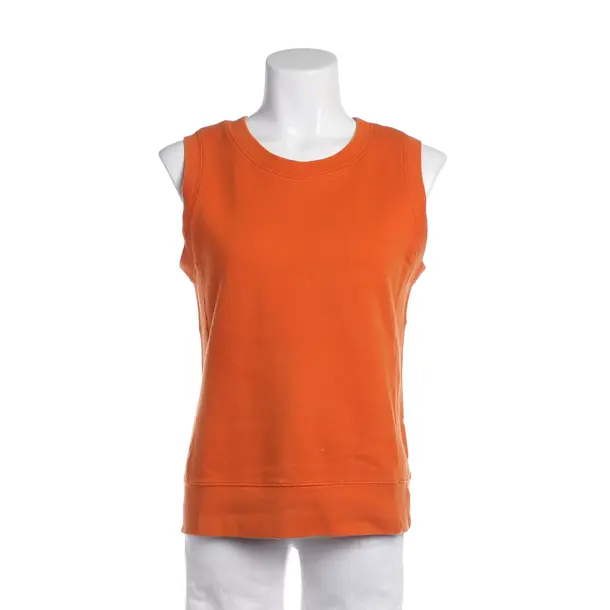 Sweater Vest in Orange, Cotton, Bogner