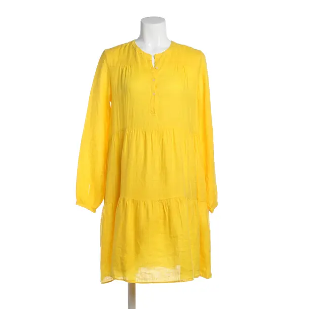 Kleid in Gelb, Leinen, 0039 Italy