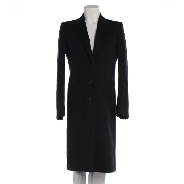 Mid-Season Coat in Blue, Wool, Gucci