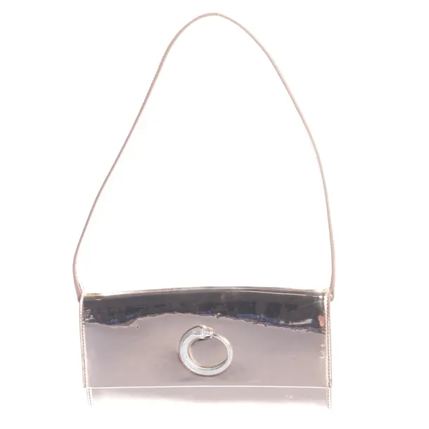 Schultertasche in Metallic, Polyvinyl, Roberto Cavalli