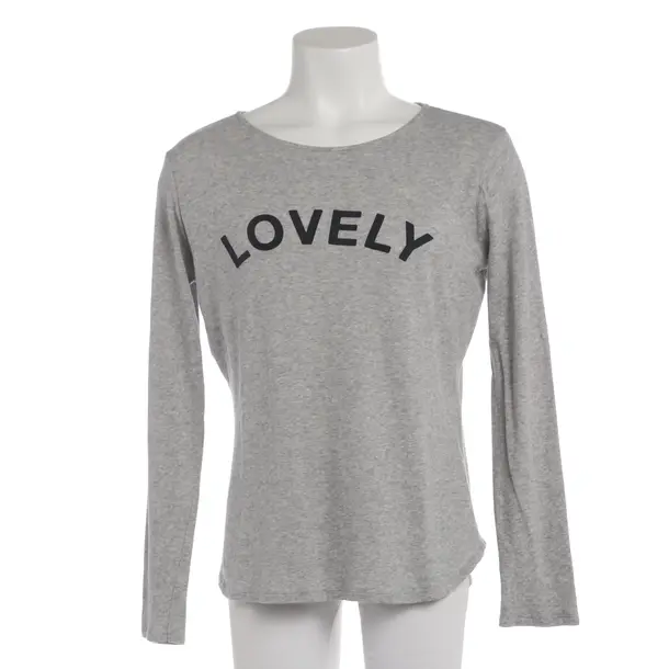Longsleeve in Grau, Baumwolle, Juvia