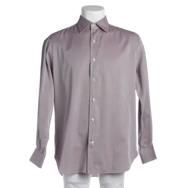 Shirt, in Purple, Cotton, Loro Piana