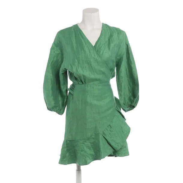 Kleid in Grün, Leinen, Maje