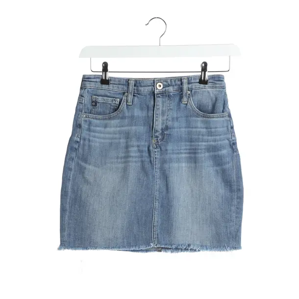 Skirt in Blue, Cotton, Adriano Goldschmied