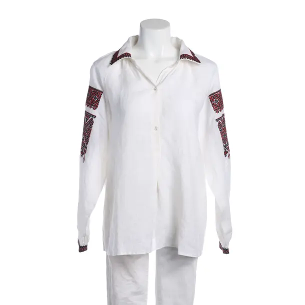 Blouse in White, Linen, Nili Lotan