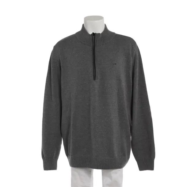 Jumper in Gray, Cotton, Calvin Klein
