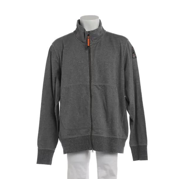 Zip-Up Hoodie in Gray, Cotton, Parajumpers