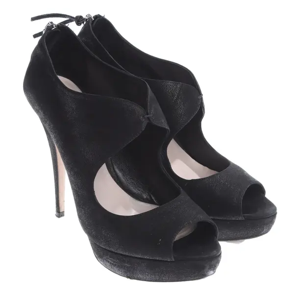 Sandaletten in Schwarz, , Alexander McQueen