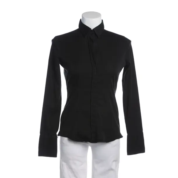 Blouse in Black, Cotton, Van Laack