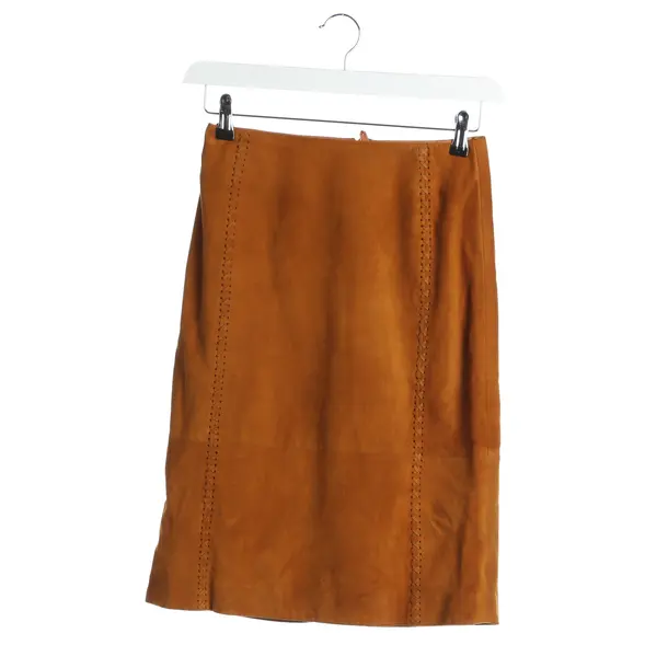 Skirt in Brown, Leather, Escada