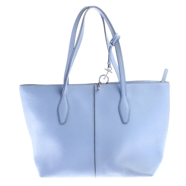 Schultertasche in Blau, Leder, Tod´s