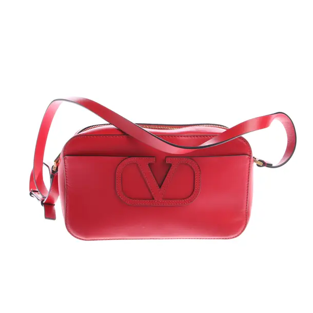 Shoulder Bag in Red, Leather, Valentino