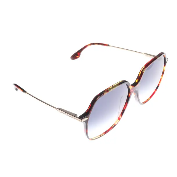Sonnenbrille, in Braun, Kunststoff / Metall, Victoria Beckham