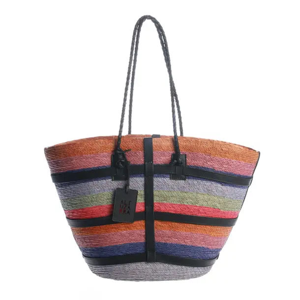 Shopper Bag, in Multicolored, Straw, Altuzarra