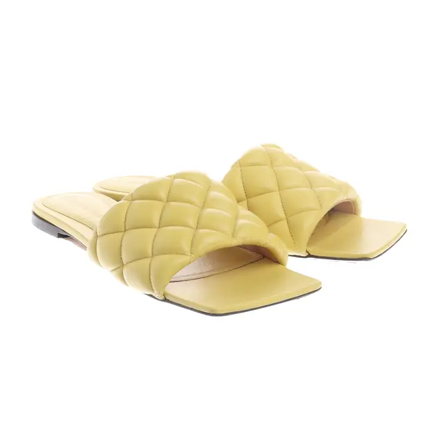 Sandalen, in Hellgrün, Bottega Veneta