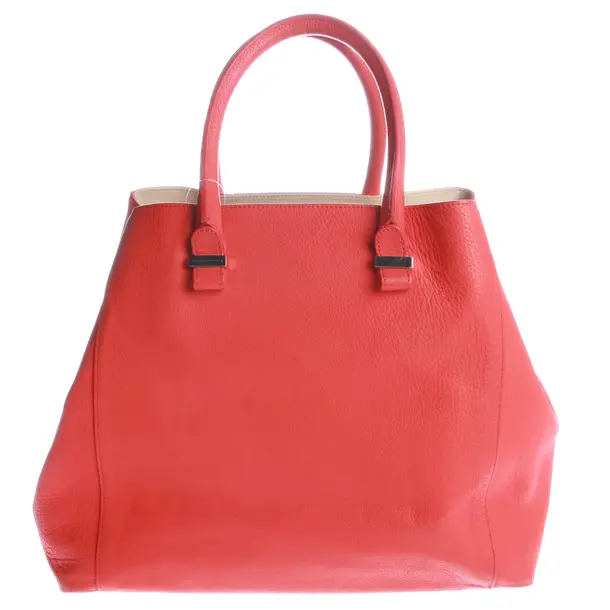 Shopper Bag, in Light Red, Leather, Victoria Beckham