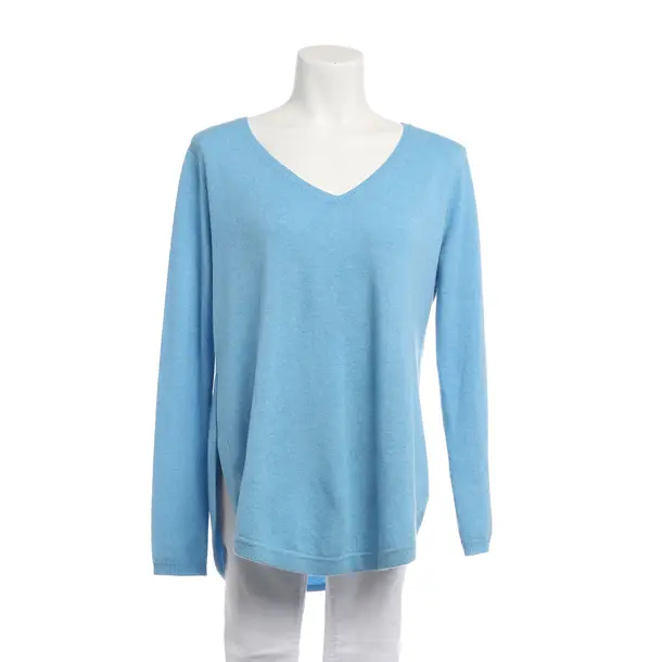 Kaschmirpullover, in Blau, Kaschmir, FTC Cashmere
