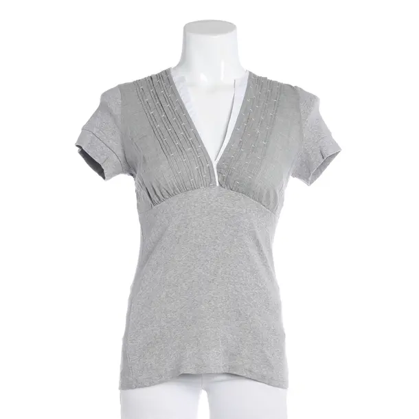 Shirt, in Hellgrau, Baumwolle, Brunello Cucinelli