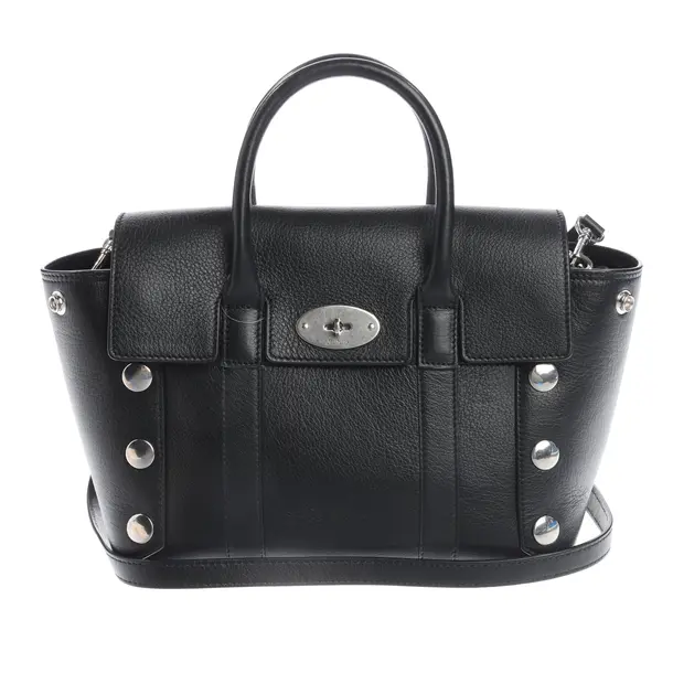Handbag, in Black, Leather, Mulberry