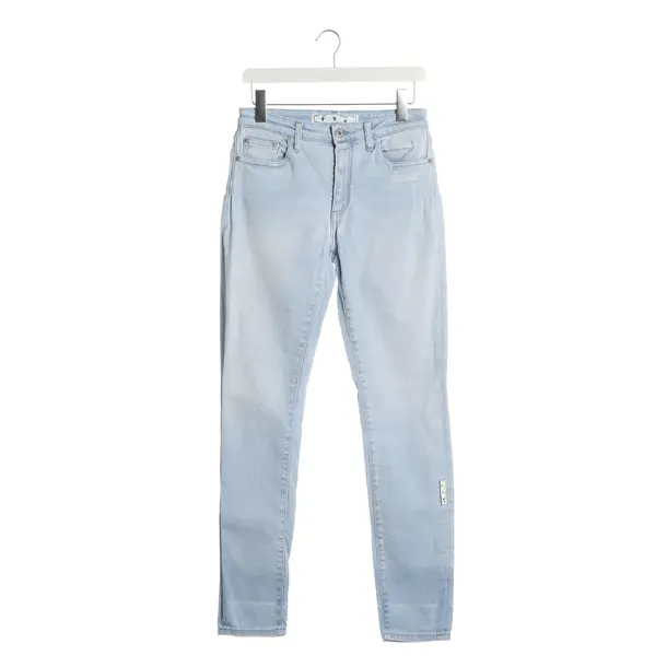 Slim Fit Jeans, in Light Blue, Cotton, Off-White