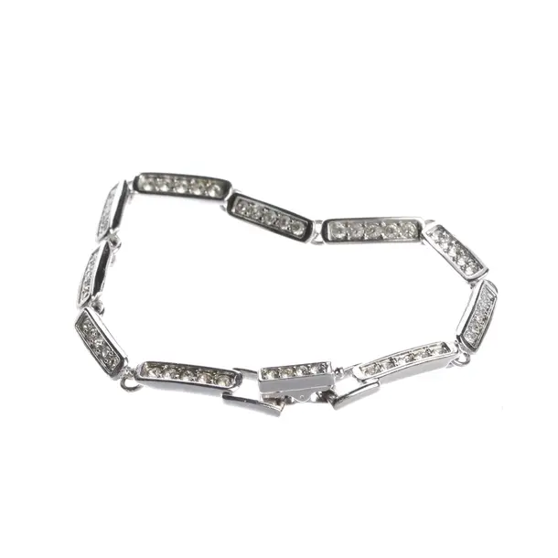 Armband, in Silber, Metall (metallisch, metallisiert), Swarovski
