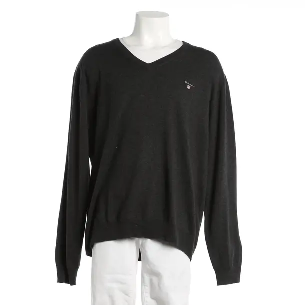 Jumper, in Dark Gray, Cotton, Gant