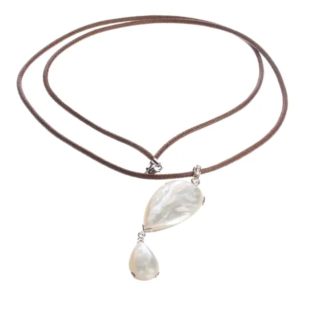 Halskette, in Beige, 925er Sterling Silber, Thomas Sabo