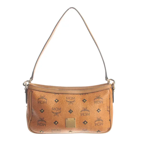 Handtasche, in Hellbraun, Polyvinyl, MCM