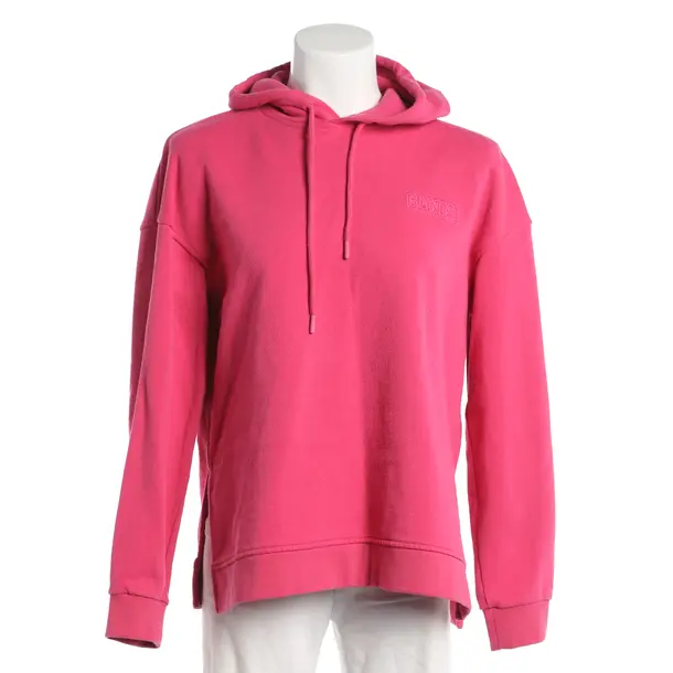 Hoodie, in Rosa, Baumwolle, Ganni