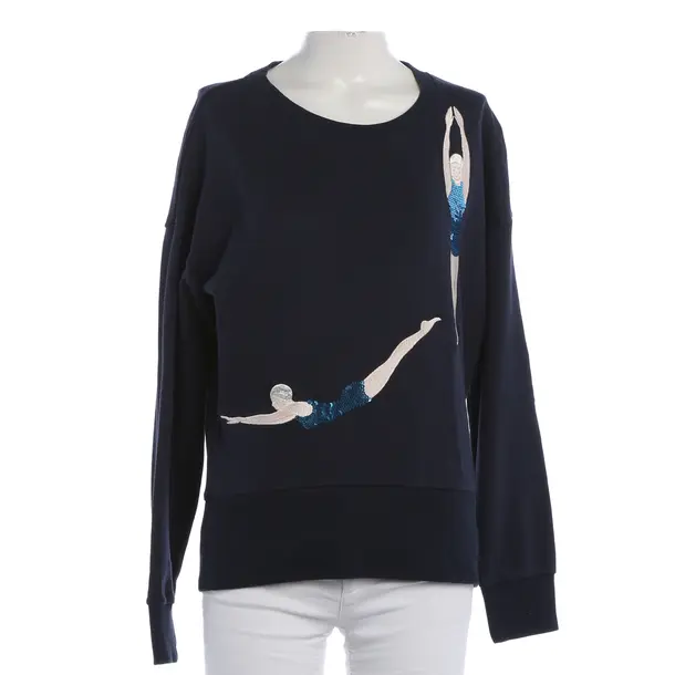 Felpa, in Blu, Cotone, Dondup