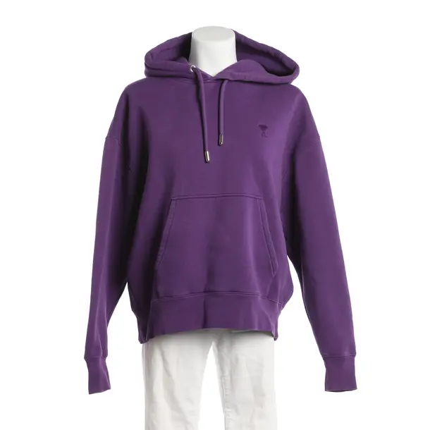 Hoodie, in Lila, Baumwolle, Ami Paris