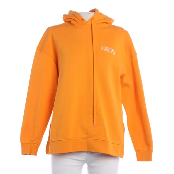 Hoodie, in Orange, Cotton, Ganni